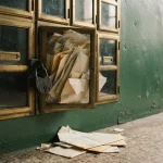Padlocked post office box stuffed with envelopes, showing the GoldenPanda review